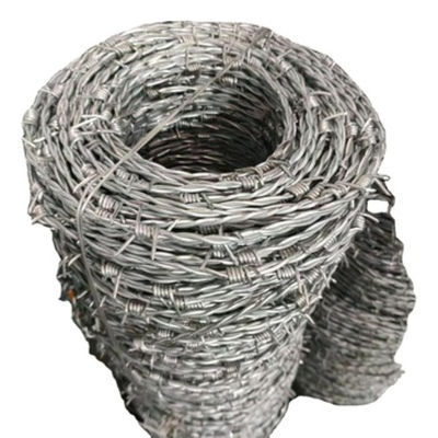 1.6mm 500m 25kgs/Rollo Espiral Razor Wire Concertina Wire Coil para Proteção