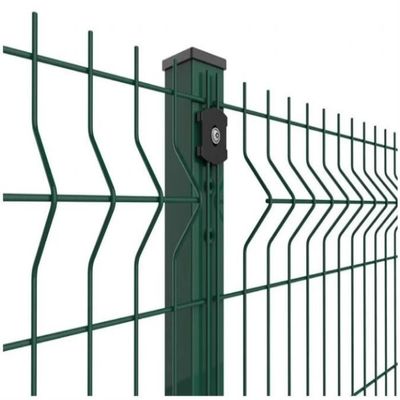 Painel de vedação de malha de arame elétrico curvado 3D para jardim doméstico para o exterior para ferrovias