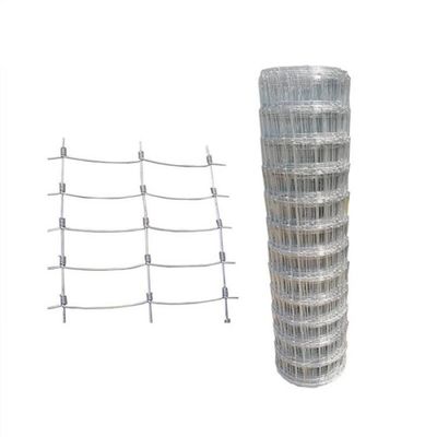 Cerco de cervo de arame elástico soldado de alta resistência Cerco de rede de arame elástico de construção 50-100m