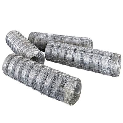 0.8m a 2.4m Cercas de malha de fios de tecido galvanizadas Cercas de estoque Tratamento térmico