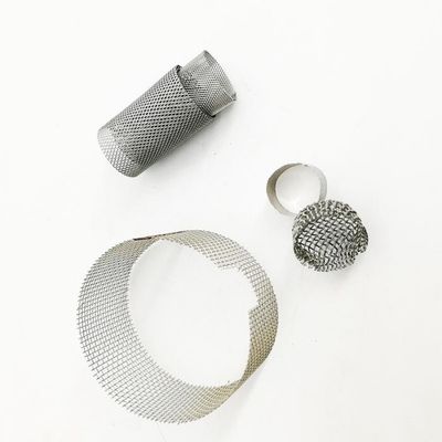 Espessura 0,35-0,5 mm Tubo de filtro de aço inoxidável Anti-corrosião