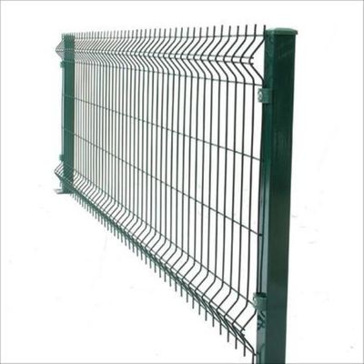 Cerca Curva 3D de Malha 50x200mm com Diâmetro de Fio de 4mm e Pilar Quadrado de 50x50mm para Limite de Vila ao Ar Livre