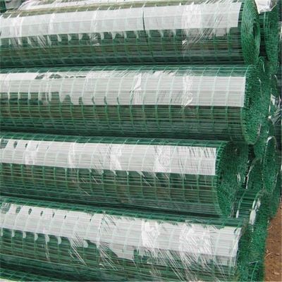 Cercas de arame de jardim revestidas de PVC galvanizadas com certificação ISO9001 50 mm X 50 mm