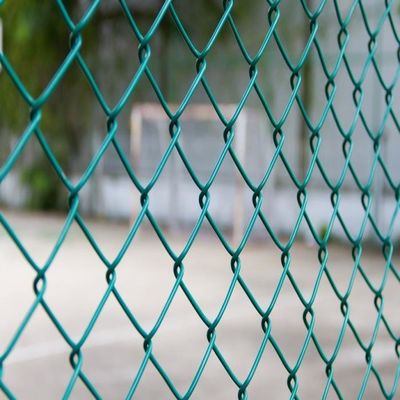 Fazenda Campo Pvc Diamante malha Cercas de plástico coberto Chain Link Cercas 1000-2500mm