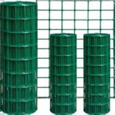 6 gauge PVC Welded Wire Mesh 4x4 Verde Pvc revestido vedação de fio de soldagem