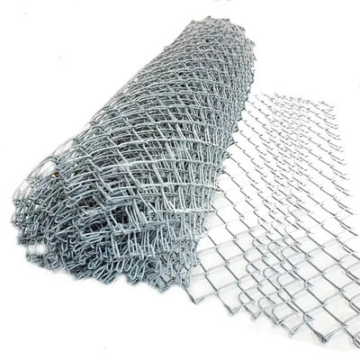 Q195 Q235 Cercas de ligação de cadeia de jardim BWG6 Tecido de ligação de cadeia de aço galvanizado