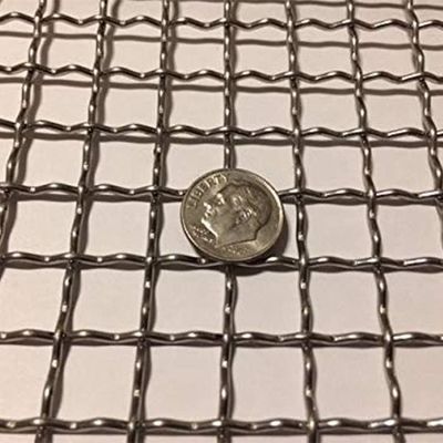 60 80 100 malha de aço inoxidável galvanizado quadrado tecido malha de arame elétrico encravado para mineração cortado ao tamanho