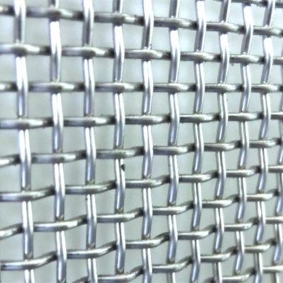 304 tela de malha tecida de aço inoxidável frisado filtro de rede de arame técnica soldada serviço de corte de fornecimento de estoque para malha de gabião