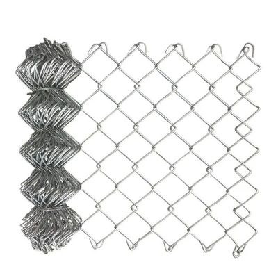 100 pés 8 pés 8 pés 6 pés Galvanizado Chain Link Fence Cyclone Wire Mesh Roll 50 pés