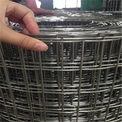 Galvanizado à prova de ferrugem 50 * 50mm vedação de malha de arame elétrico soldado 1/4 de polegada buraco quadrado malha de aço soldado por fabricante preços no atacado