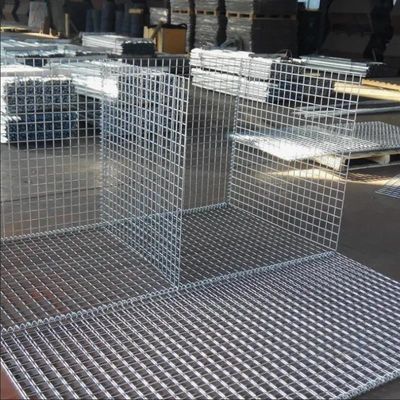 1*1*1m Caixa de pedra galvanizada galvanizada Soldada Caixa de gabião de parede de retenção Caixa de gabião