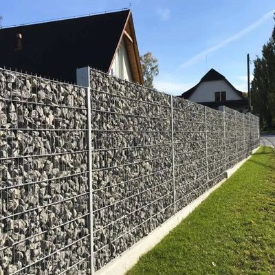 Galvanizado 2mx1mx1m Stone Cage Baskets Gabion Box Gabion Hexagonal Wire Mesh