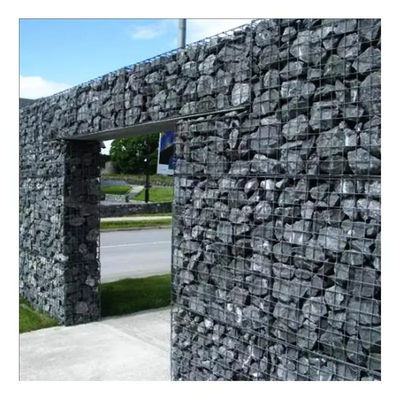 Cesto de gabião 2x1x1M 2x1x0.5M Caixa Cesto de gabião pesado Cesto de gabião galvanizado Paredes de gabião soldadas