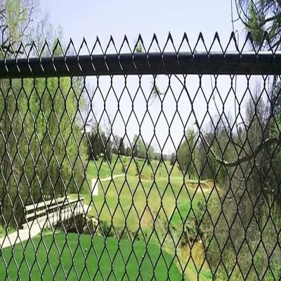 100ft 8ft 6ft preto galvanizado Chain Link vedação galvanizado Diamond Wire Mesh