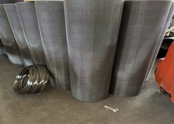 Utilize matérias-primas de alta qualidade Vibração de tela de malha de mineração de tela de malha de malha de arame condensado personalizado Durável