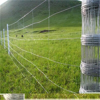 Grelha de arame de ferro galvanizado resistente cerca moderna para quintal e gado de fazenda gado com estrutura de metal