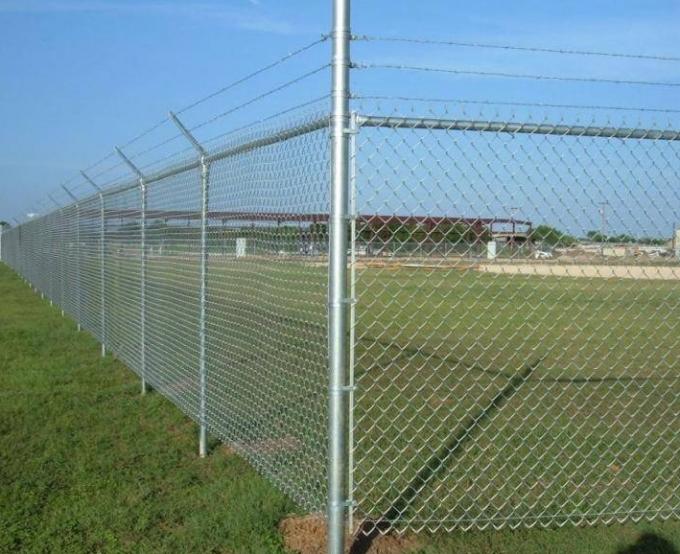100ft 50ft 8ft 6 Ft Galvanizado Chain Link Fence Rolls 2.0mm Cyclone Mesh Fencing 0