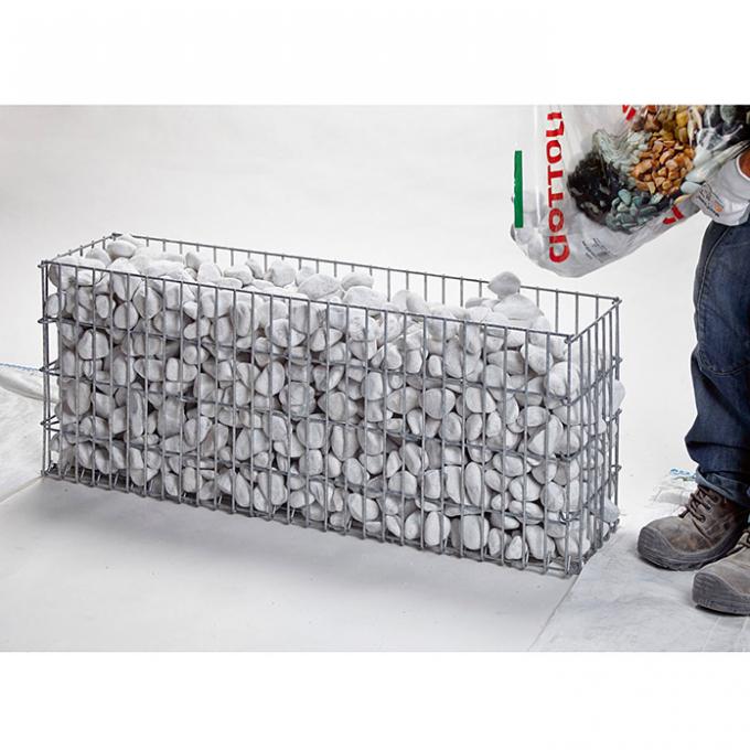 Gabion Basket 2x1x1M 2x1x0.5M Box Heavy Gabion Stone Basket Galvanized Welded Gabion Walls 1