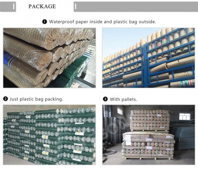0.5mm-14mm pl&aacute;stico PVC Welded Wire Mesh Rolls dur&aacute;vel Pet Cage Wire Mesh 3