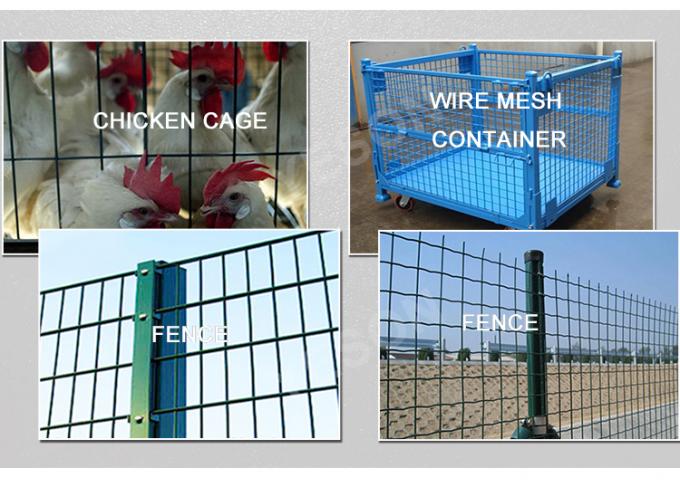 0.5mm-14mm plástico PVC Welded Wire Mesh Rolls durável Pet Cage Wire Mesh 4