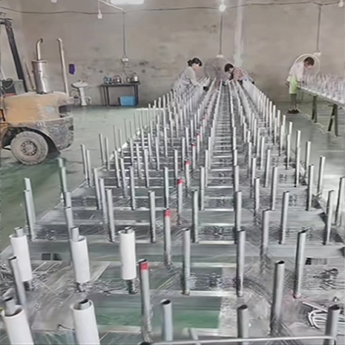 Barreira de seguran&ccedil;a de fronteira dobr&aacute;vel com baixa visibilidade Rede de obst&aacute;culos de tanque de enrolamento para cercas de defesa de malha de arame contra tanques 4