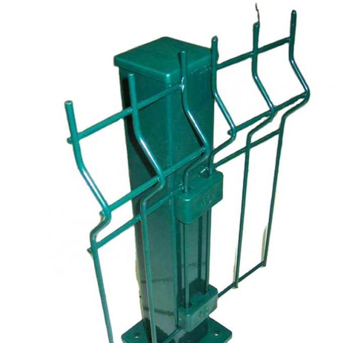 Pvc revestido 3d veda&ccedil;&atilde;o de arame el&eacute;trico soldado cerca curva de metal cerca de jardim 2,3m * 3m 0