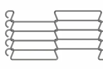 1.0mm-3.0mm Cintura transportadora de malha de a&ccedil;o inoxid&aacute;vel para forno de forno 2