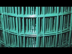 Materiais de construção em pó revestido 25mmx25mm PVC verde malha de arame