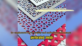 Malha perfurada
